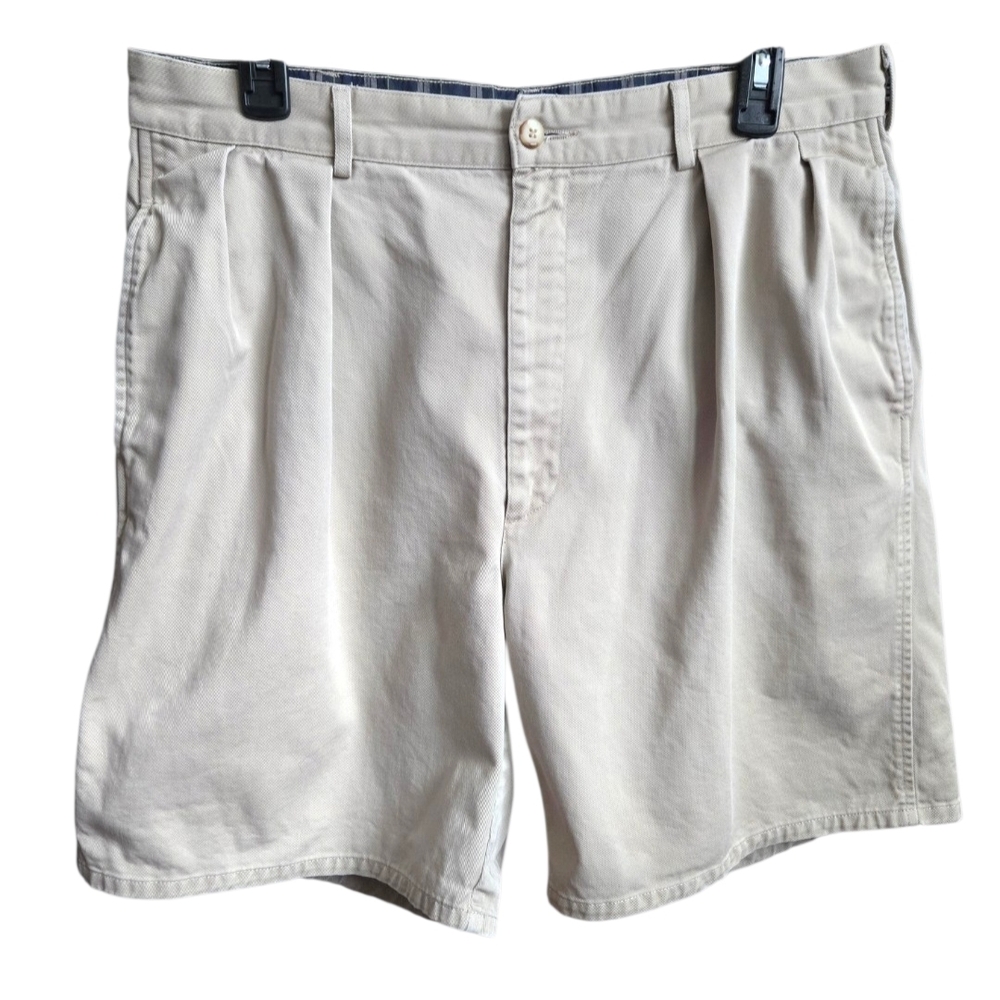 Polo Ralph Lauren Men’s Khaki Golf Shorts Pleated Classic Fit Size 34 8”